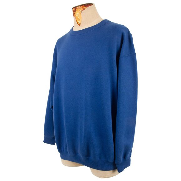Vintage 90s GAP Blue Crewneck Sweatshirt – Men’s Size Large - Sweater - Picture 2 of 6